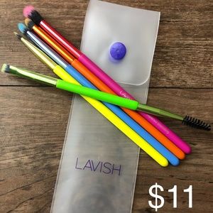 Lavish - 5 PC Neon Eye Brush Collection